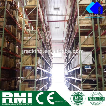 American Type Teardrop Warehouse Pallet Racking System con Protector